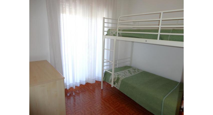 apartments FABIENNE: D8 - bedroom with bunk bed (example)
