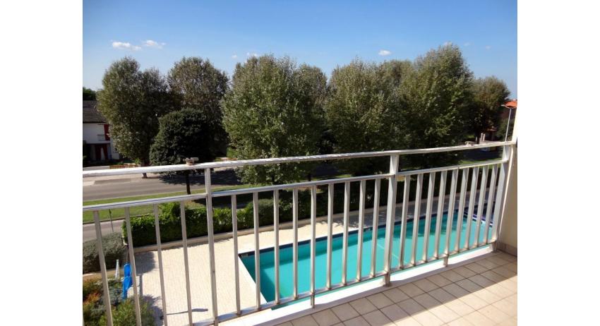 apartments ACAPULCO: B4 - balcony pool view (example)